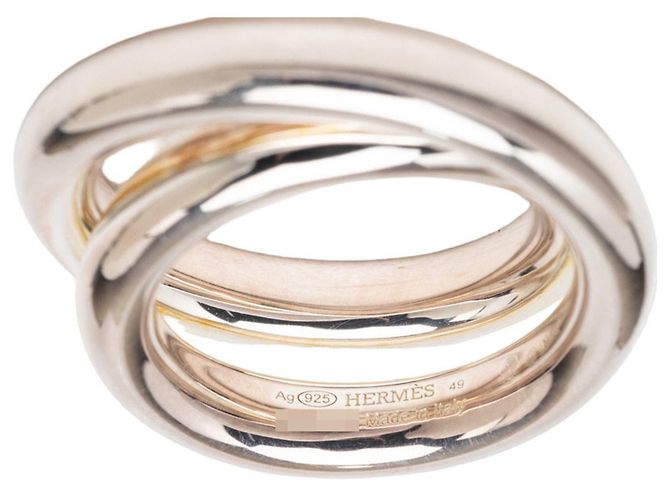 Ring Anillo Vertige Hermès de plata - vista 6