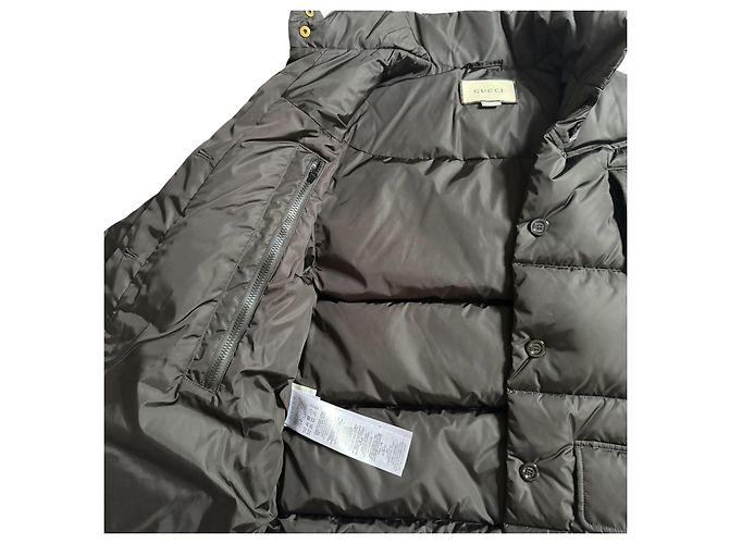 Chaqueta Acolchada Gucci AW2020 Negro - vista 10