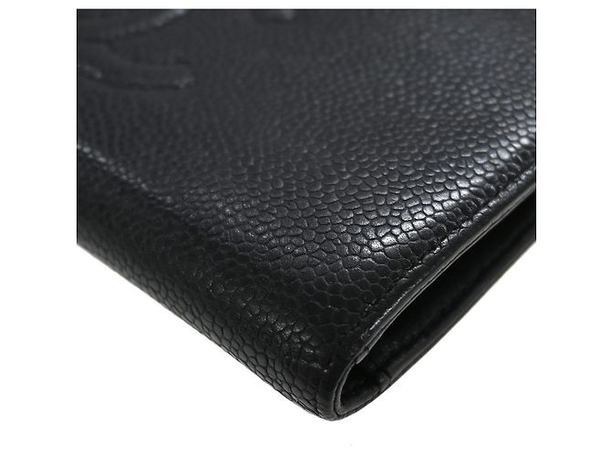 Cartera Chanel Timeless CC Caviar Long Negro - vista 6
