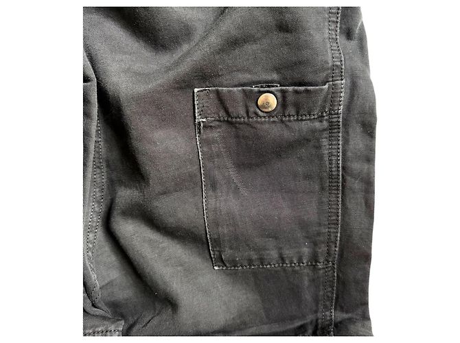 Prada Pantaloni Biker Multi-zip Nero - vista 6