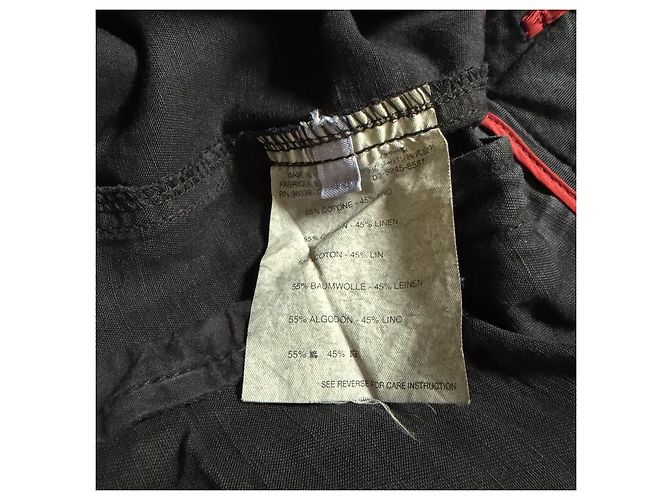 Prada Pantaloni Biker Multi-zip Nero - vista 9