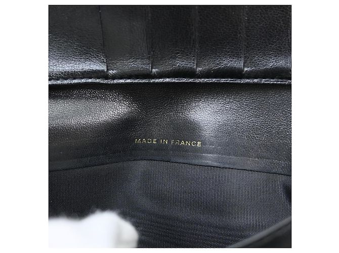 Cartera Chanel Timeless CC Caviar Long Negro - vista 6