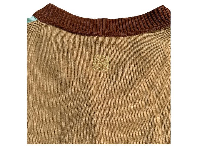 Loewe x Ken Price Gemusterter Cardigan Braun Mehrfarben Beige - Ansicht 3