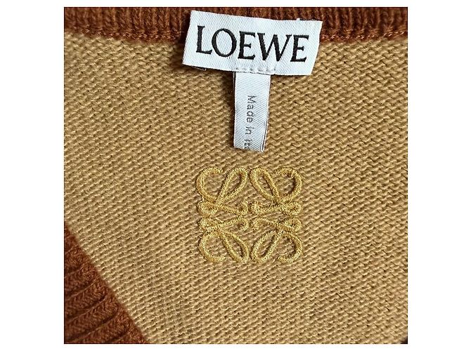 Loewe x Ken Price Gemusterter Cardigan Braun Mehrfarben Beige - Ansicht 4