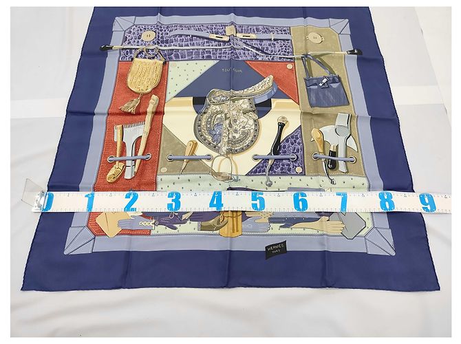 Hermès Hermes Carré 90 Seta multicolore 90 x 90 - vista 2