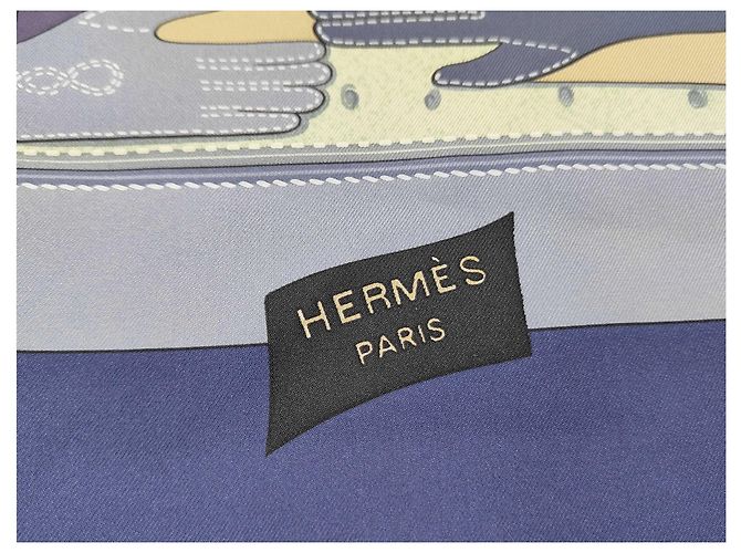 Hermès Hermes Carré 90 Seta multicolore 90 x 90 - vista 4