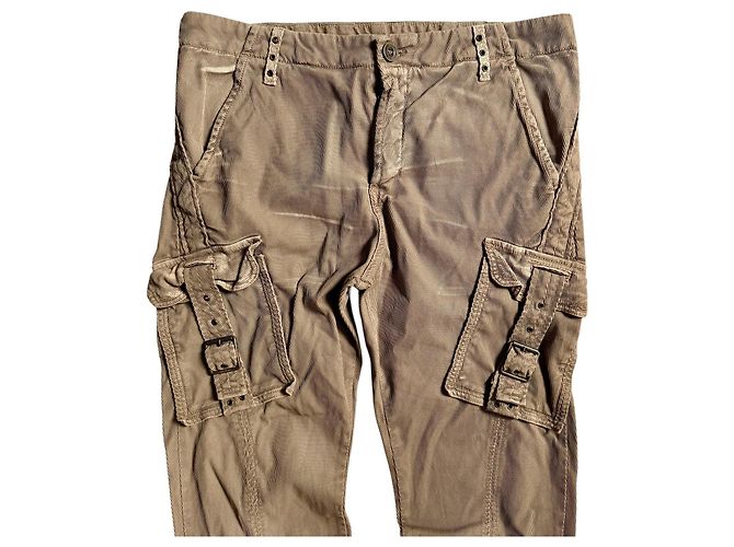 Just Cavalli 2006 Braune Samt-Cargohose - Ansicht 3