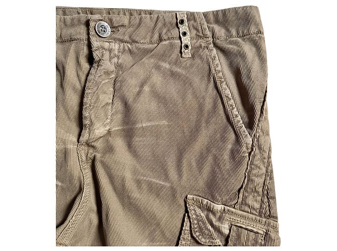 Just Cavalli 2006 Braune Samt-Cargohose - Ansicht 4