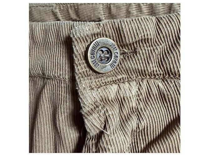 Just Cavalli 2006 Braune Samt-Cargohose - Ansicht 6