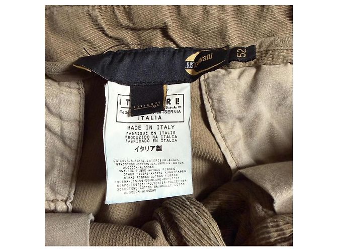 Just Cavalli 2006 Braune Samt-Cargohose - Ansicht 7