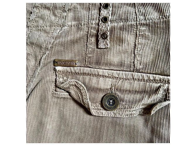 Just Cavalli 2006 Braune Samt-Cargohose - Ansicht 9
