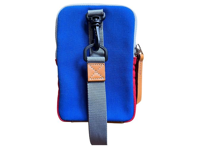 Loewe Pouch Unisex con Laccio Rosso Blu - vista 3