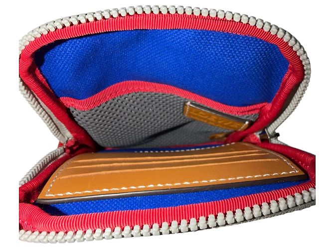 Loewe Pouch Unisex con Laccio Rosso Blu - vista 5