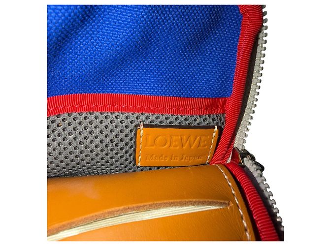 Loewe Pouch Unisex con Laccio Rosso Blu - vista 6