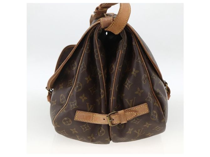 Louis Vuitton Saumur Monogram Canvas 35 Multicolore - vista 3