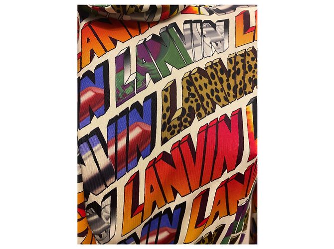 Lanvin Multicolor Logo Blouse - view 3