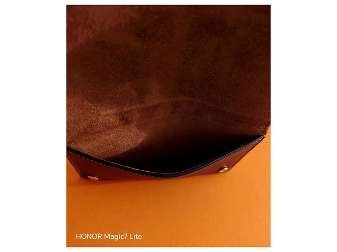 Autre Marque Byredo Tarjetero de cuero Castaño - vista 6