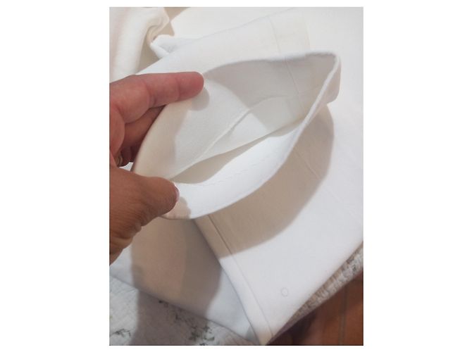 Christian Dior Pantalones Blancos de Algodón - vista 7