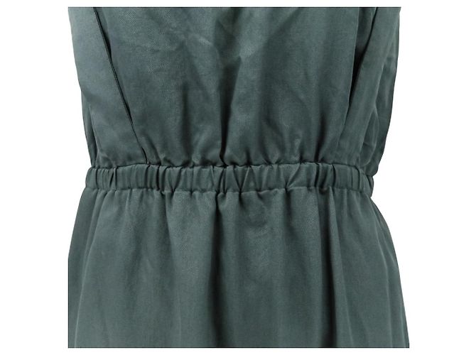 Autre Marque Vestido de suspensórios com costas abertas ASTRAET Marrom - vista 11