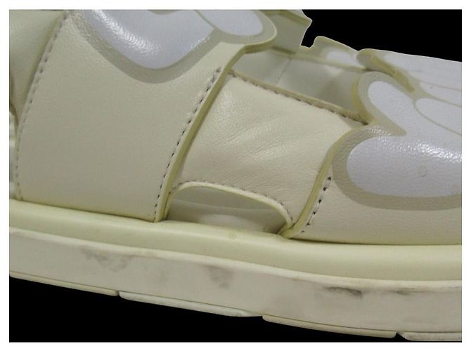 Sandali Louis Vuitton Flowerline Bianco - vista 11
