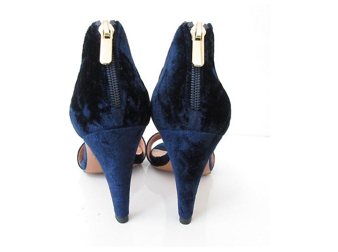 Autre Marque Sandali in velluto MAX&Co. Blu Blu navy - vista 3