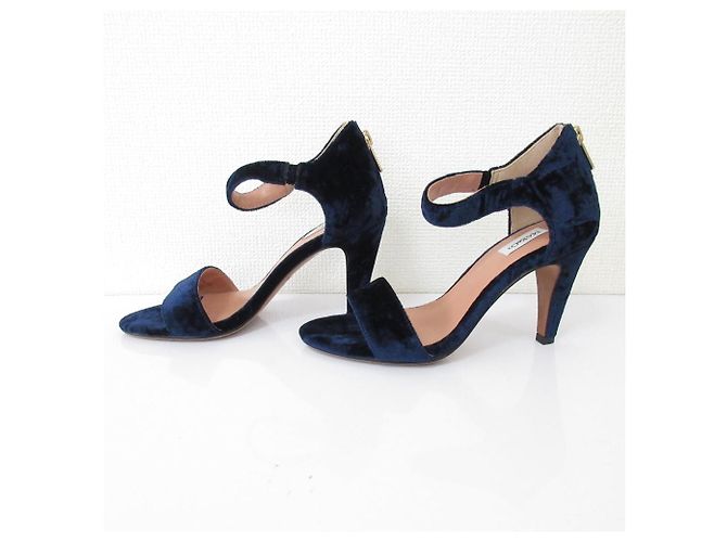 Autre Marque Sandali in velluto MAX&Co. Blu Blu navy - vista 4