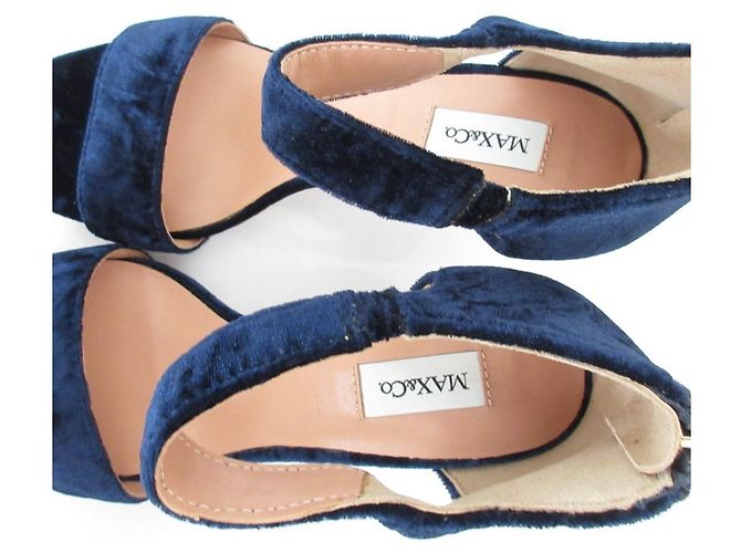 Autre Marque Sandali in velluto MAX&Co. Blu Blu navy - vista 5