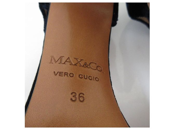Autre Marque Sandali in velluto MAX&Co. Blu Blu navy - vista 9