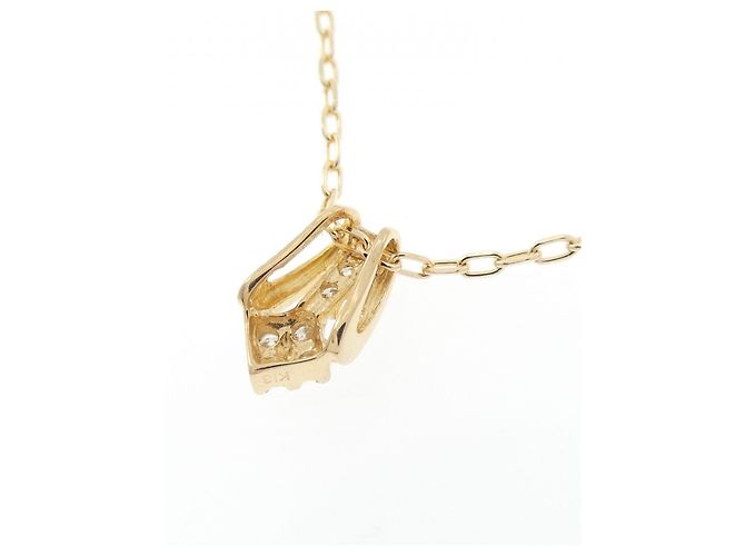 Autre Marque Au750 Diamant Halskette Golden - Ansicht 4