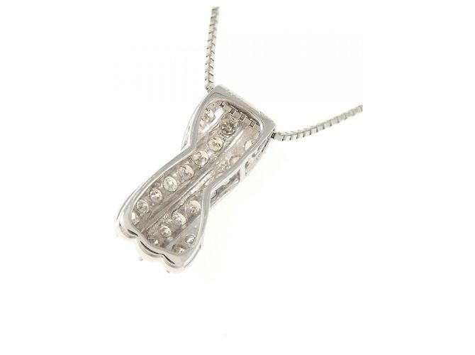 Autre Marque Collana di Diamanti PT900 PT850 Argento - vista 4