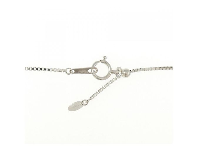 Autre Marque Collana con Diamanti Pt900 Pt850 Argento - vista 5