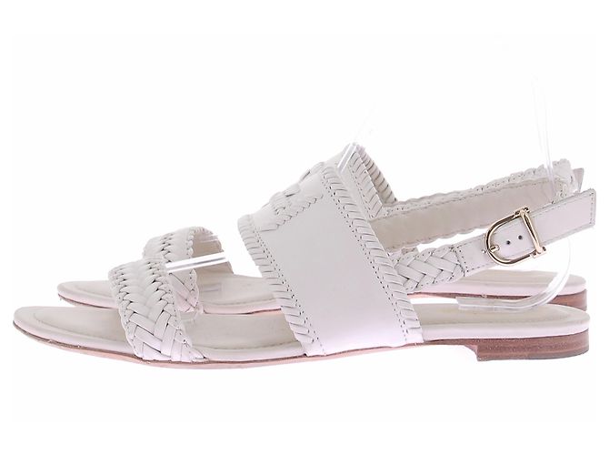 Tod's Sandali in pelle bianca Bianco - vista 2