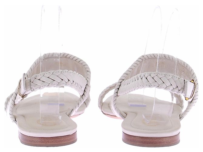 Tod's Sandali in pelle bianca Bianco - vista 4