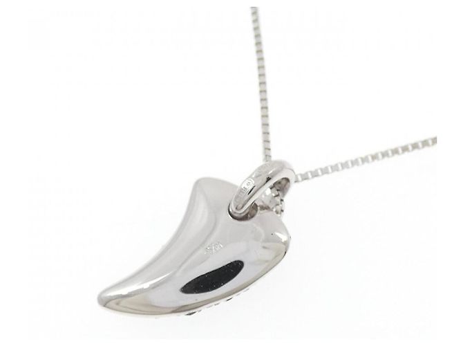 Autre Marque Collana con pendente in oro bianco Au750 e diamanti Argento - vista 4