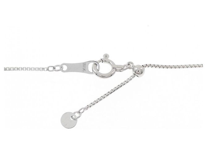 Autre Marque Collana con pendente in oro bianco Au750 e diamanti Argento - vista 5