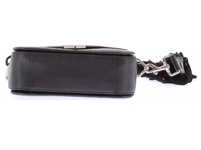 Clutch Marc Jacobs in pelle coccodrillo verde - vista 7