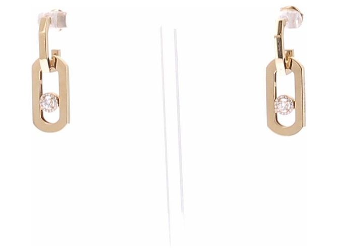 Messika Pendientes "So Move" en oro amarillo y diamantes Dorado - vista 5