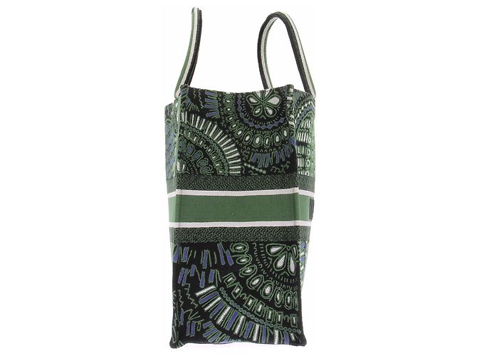 Dior Borsa a mano "Animals Book Tote" verde - vista 3