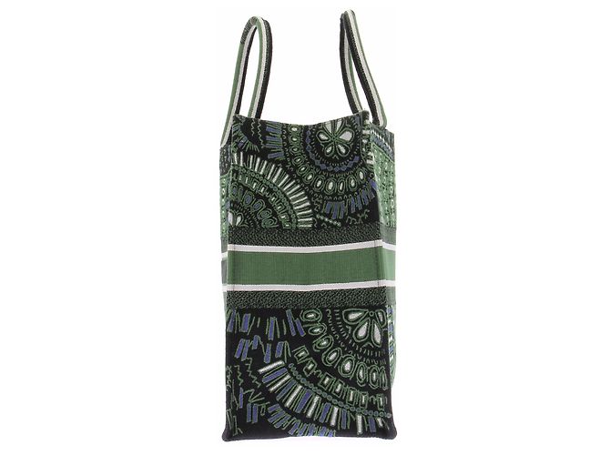Dior Borsa a mano "Animals Book Tote" verde - vista 4