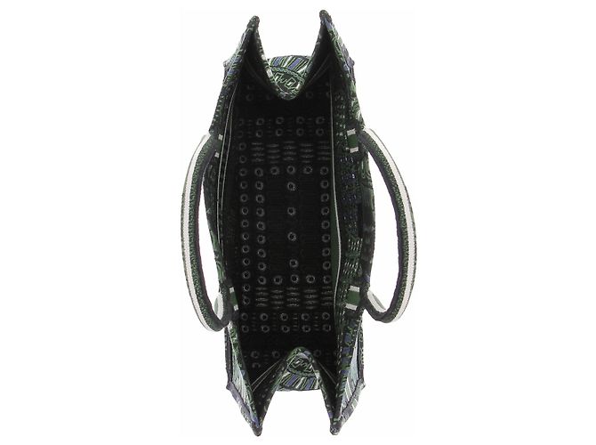 Dior Borsa a mano "Animals Book Tote" verde - vista 6