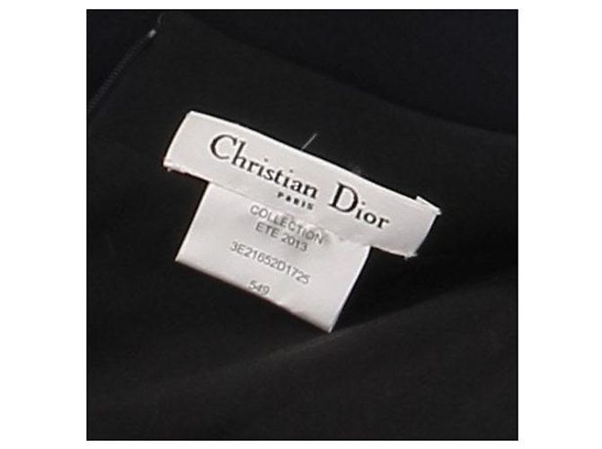Dior Kleid aus Wolle Marineblau Größe S - Ansicht 5