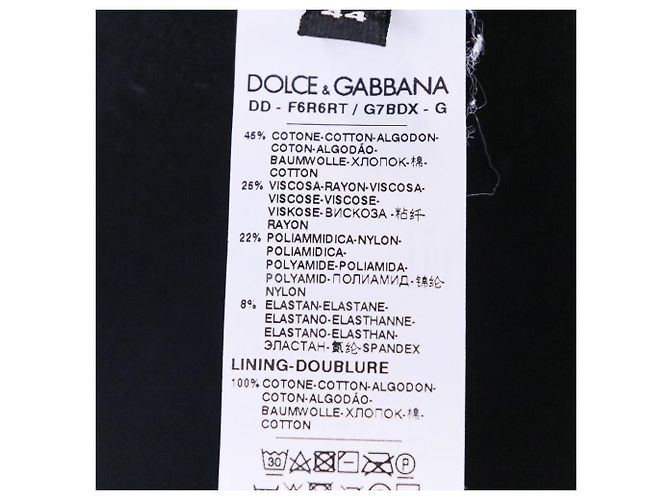 Dolce & Gabbana Abito Dolce&Gabbana Nero - vista 18