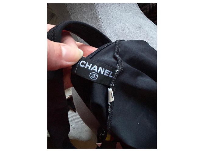 Costume intero Chanel logo CC Nero - vista 6