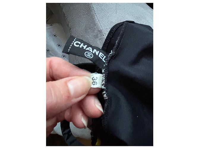 Costume intero Chanel logo CC Nero - vista 7