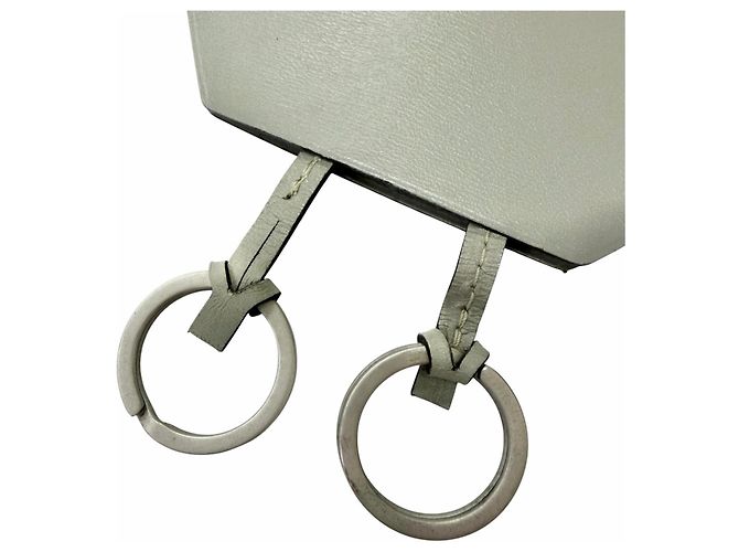 Hermès Collana charm clochette Hermes Vintage Leather Margiela Era Marrone - vista 5