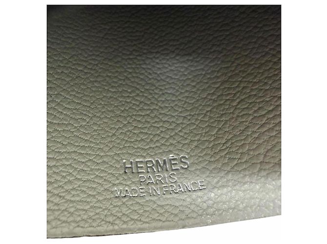 Hermès Collana charm clochette Hermes Vintage Leather Margiela Era Marrone - vista 6