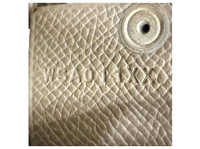 Hermès Tarjetero Hermes Calvi en Veau Epsom Gris Etoupe Gris pardo - vista 8