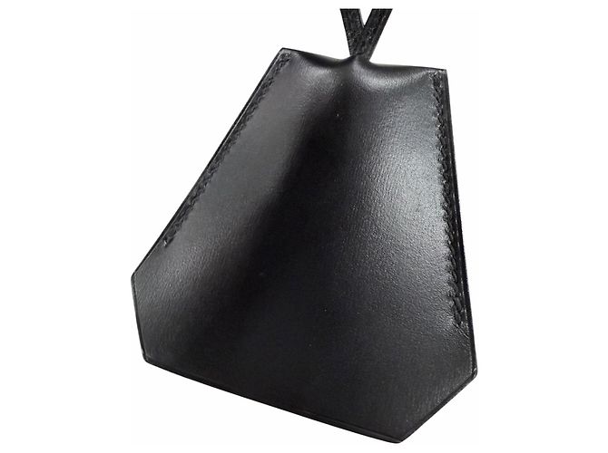 Hermès HERMES Vintage Leather Necklace Black - view 4