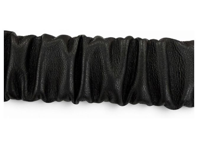 Chanel B21C Coco Mark Ledergürtel mit Strasssteinen Schwarz - Ansicht 9