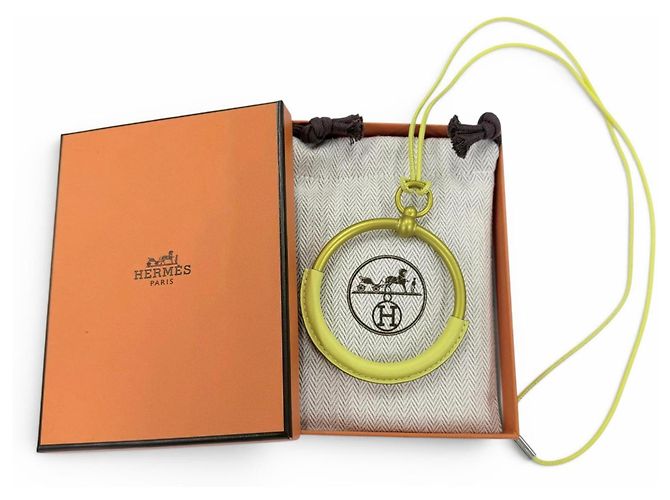 Hermès HERMES Loop Grand Halskette Gelb - Ansicht 2